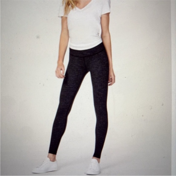 Lululemon Wunder Under Size 2 High-Rise Leggings in Variegated Knit Brushed  Hea - Picture 1 of 10